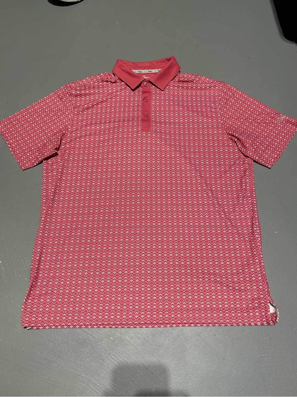Walter Hagen Salmon / Pink / Red Colored Golf Performance Polo Shirt (Men’s M)